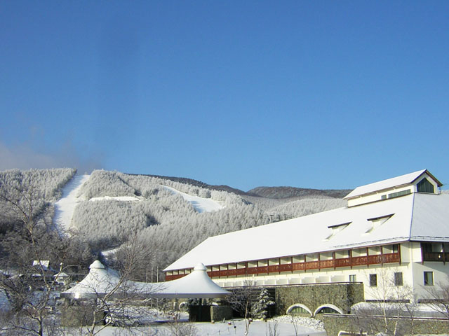 シャトレーゼスキーバレー小海の「ガトーキングダム小海」外観