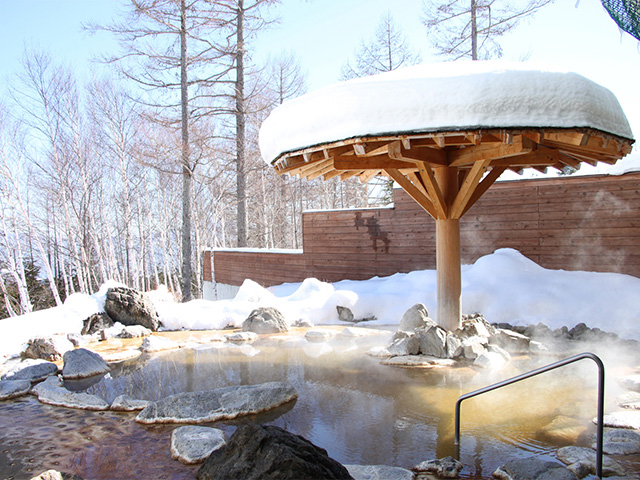 シャトレーゼスキーバレー小海の「ガトーキングダム小海」露天風呂