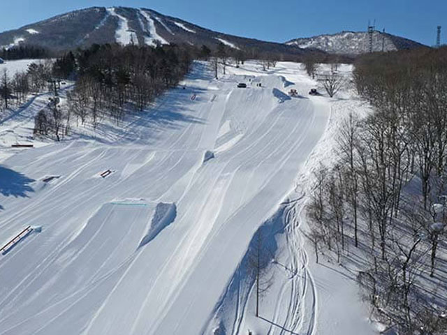 安比高原スキー場のゲレンデ