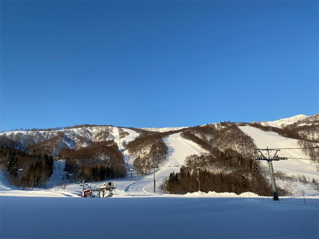 夏油高原スキー場の風景