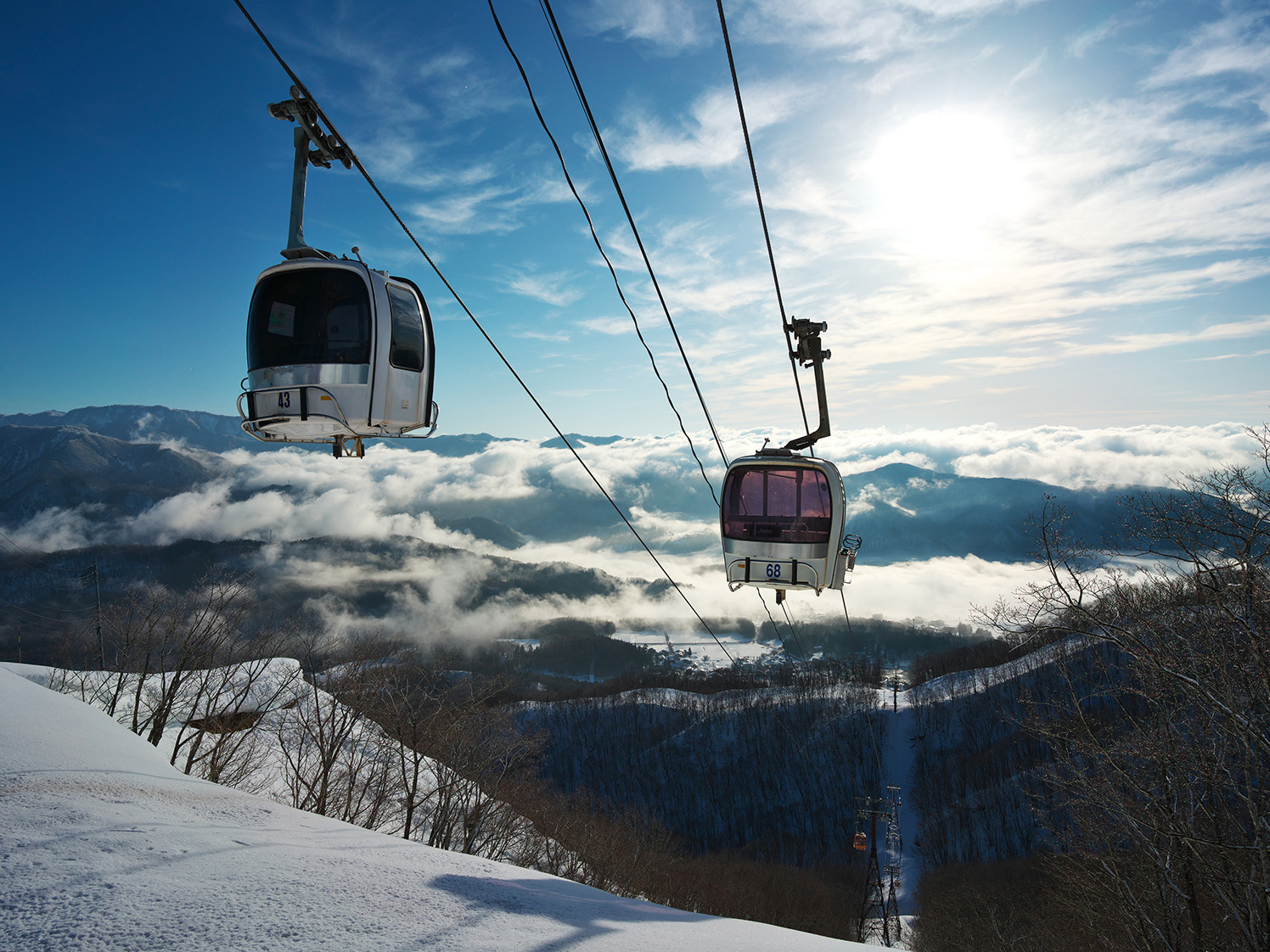 白馬岩岳スノーフィールド　雲上のゴンドラ「ノア」