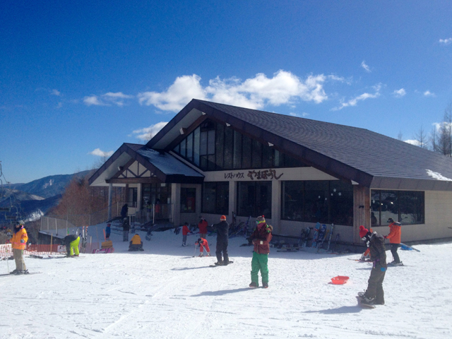 白馬乗鞍温泉スキー場の風景
