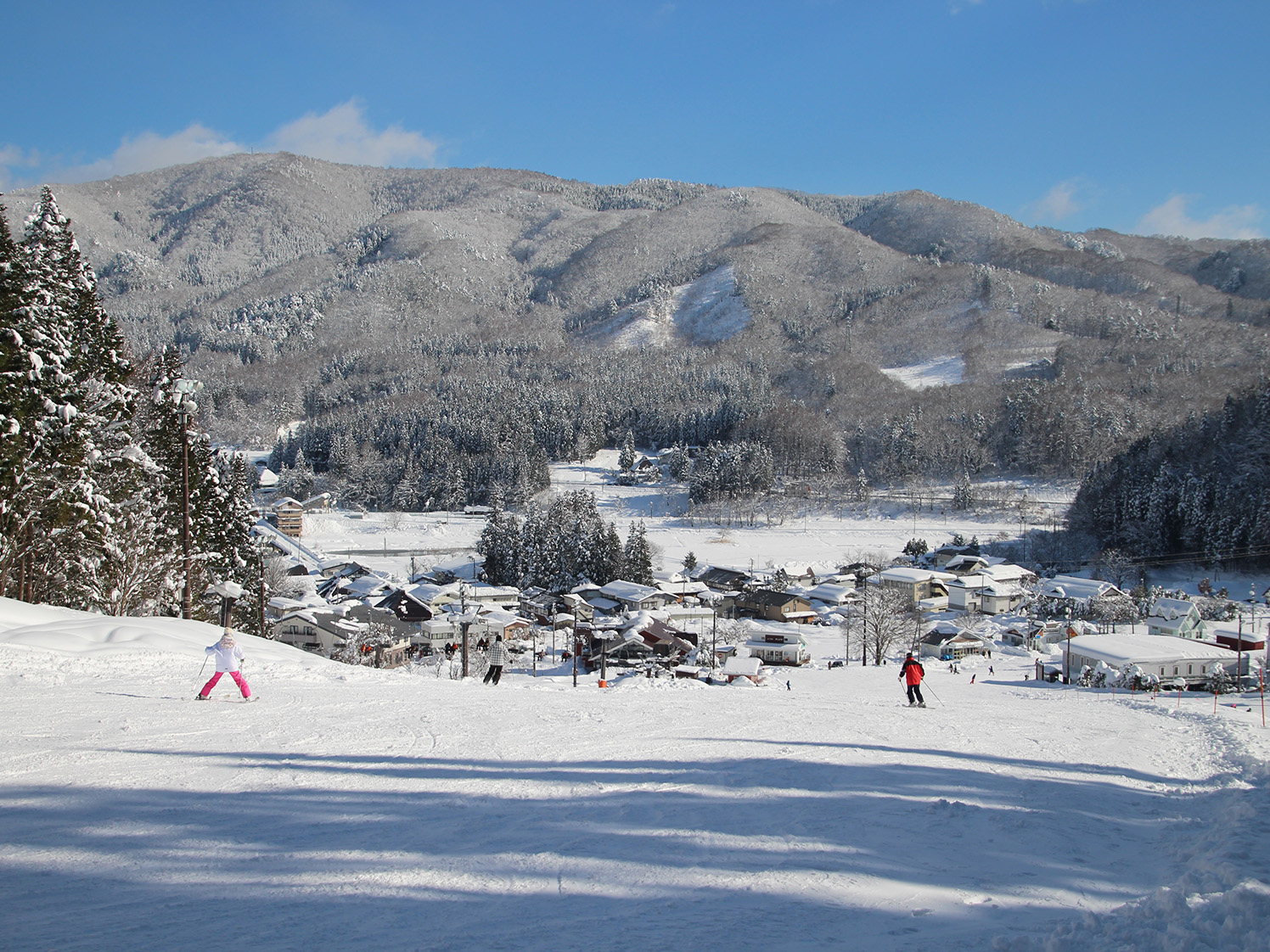 鹿島槍スキー場の中綱ビギナーコース