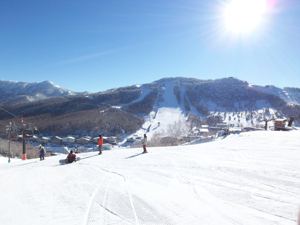志賀高原（中央エリア）スキー場の風景