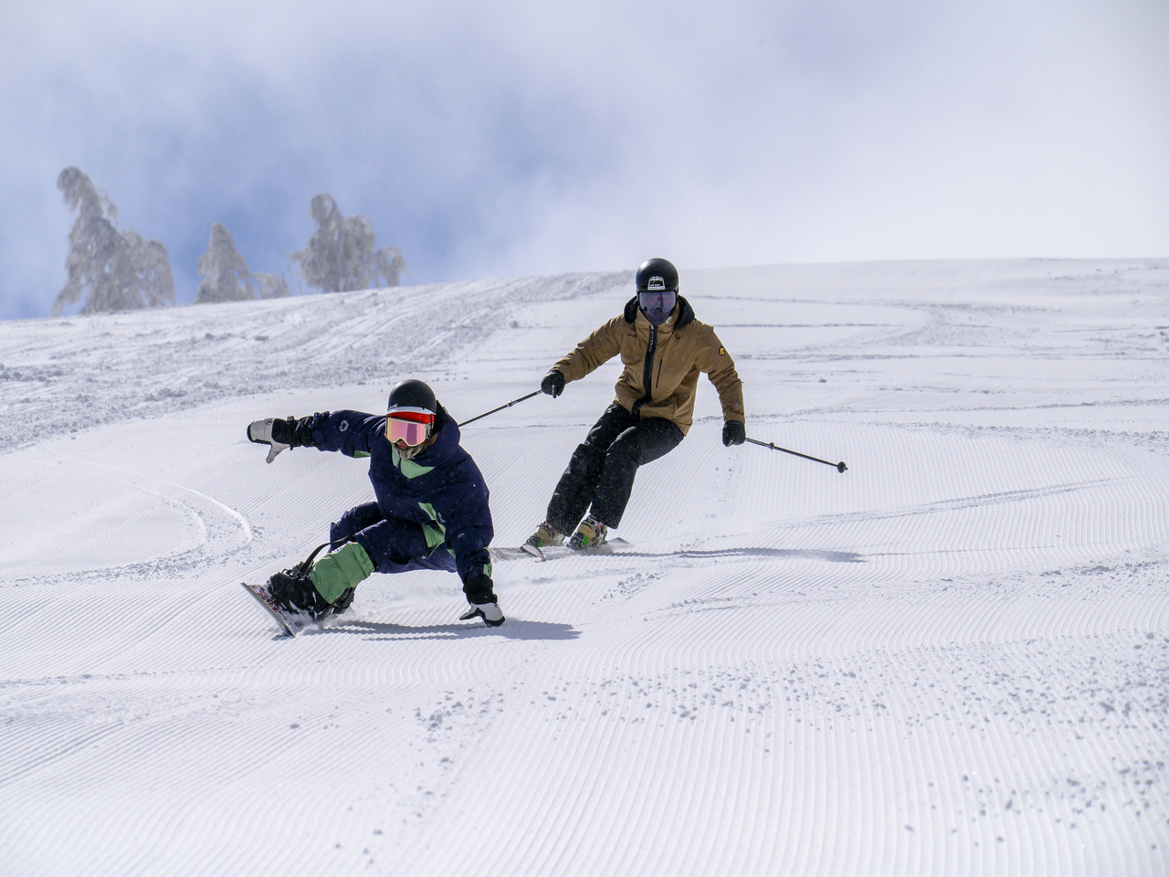 菅平高原スノーリゾートの風景