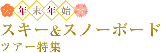 年末年始スキー&スノーボードツアー特集