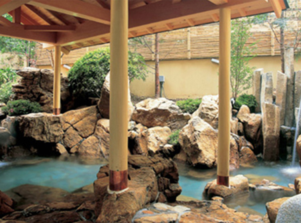 緑翠亭景水　露天風呂