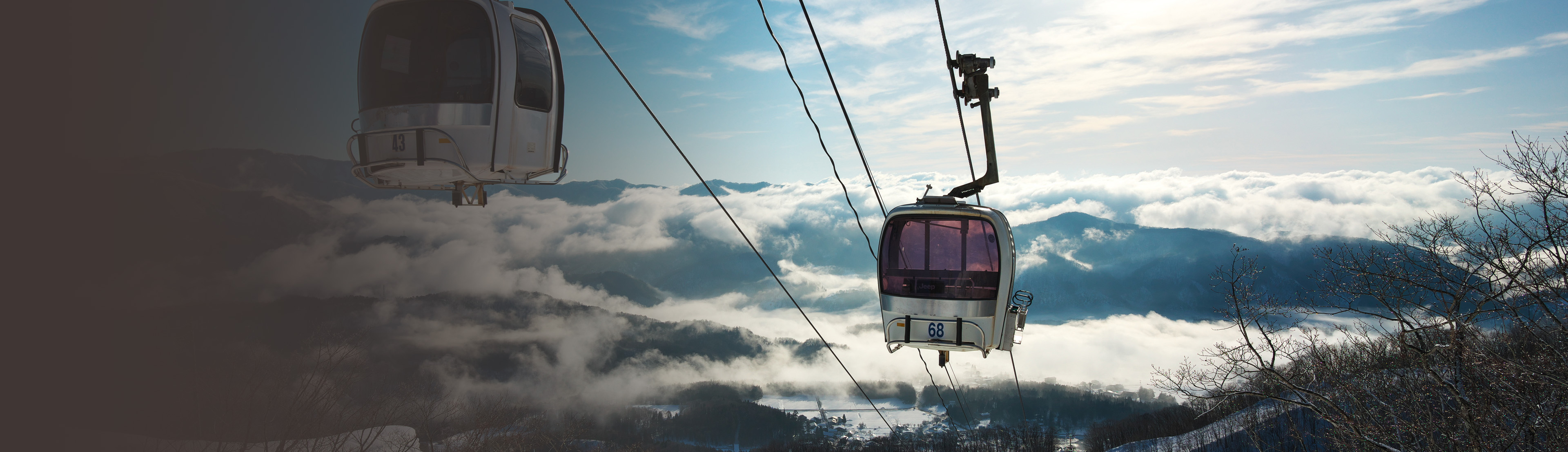 白馬岩岳スノーフィールド　雲上のゴンドラ「ノア」