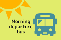 Morning departure bus