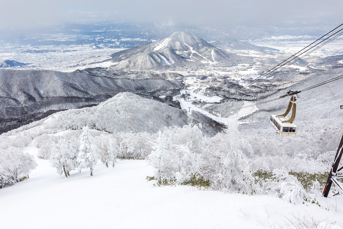 竜王スキーパークソラテラスからの景色