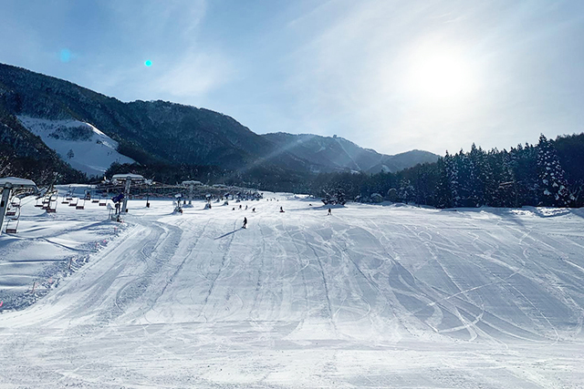 北志賀小丸山スキー場晴れの日