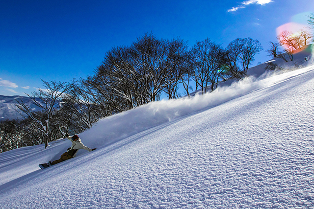 戸狩温泉スキー場の風景