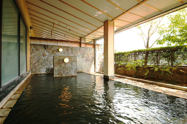 ホテル水明館露天風呂