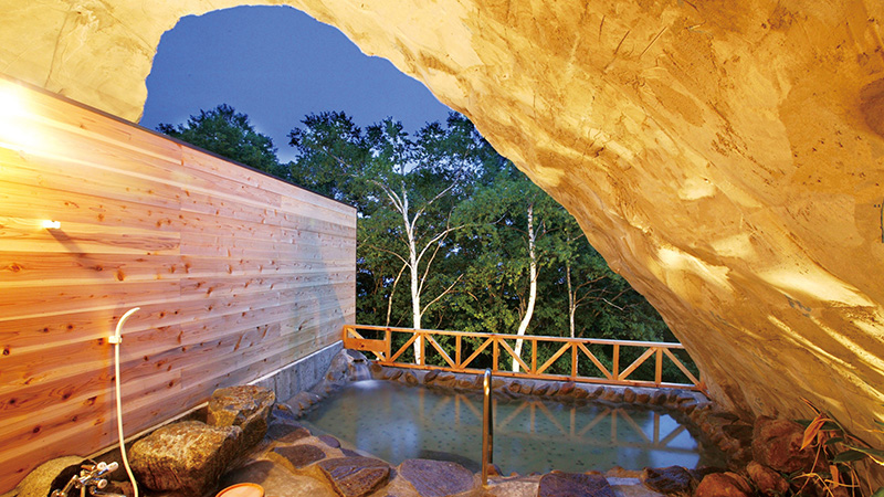 スノボツアーシルクイン斑尾_大浴場