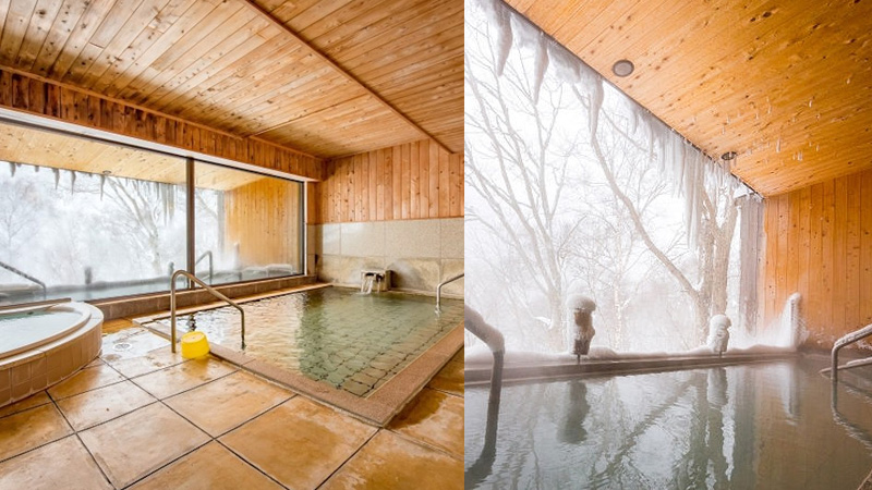 白い温泉　渓谷の湯