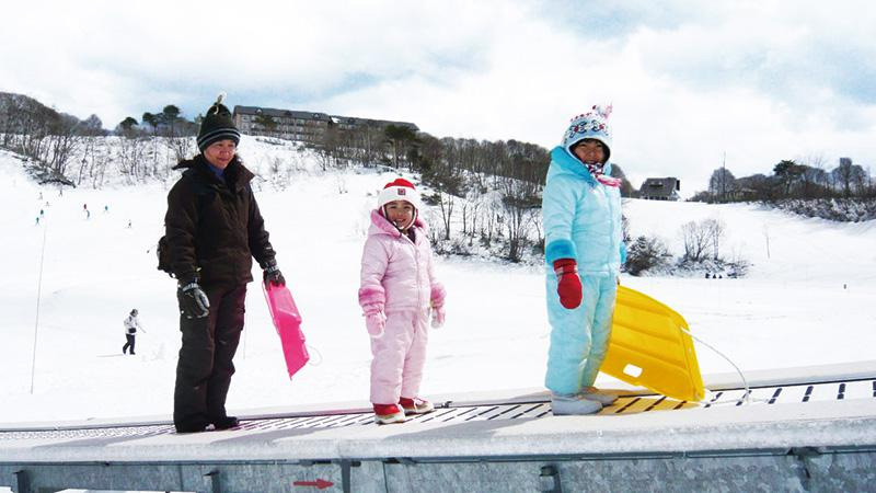斑尾　動く歩道