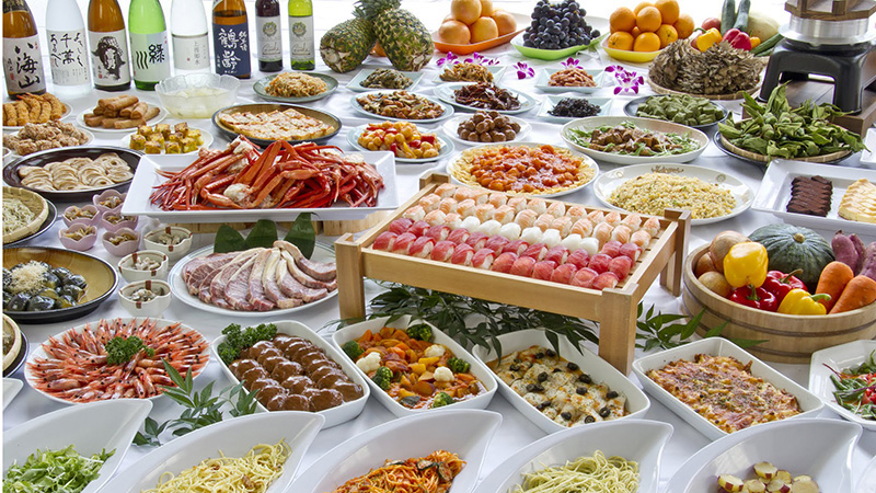 エンゼルグランディア　バイキング夕食