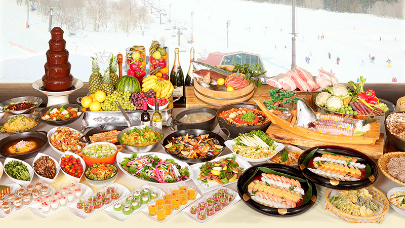 グリーンプラザ白馬　バイキング