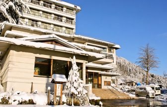 越後湯沢湯元　卵の湯　雪國の宿　高半